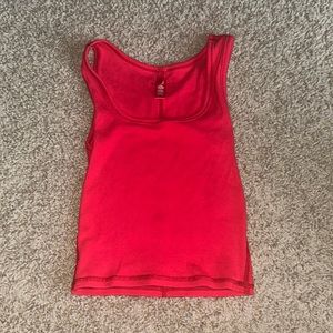 skims red tank top (size small)